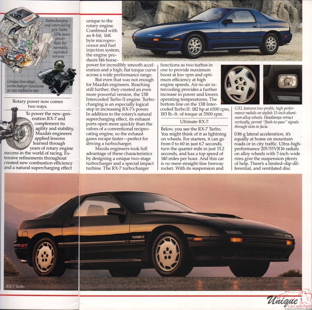 1987 Mazda Model Lineup Brochure Page 6